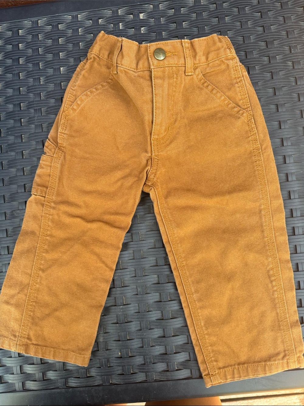 Carhartt Kids Corduroy Carpenter Pants - Tan Brown